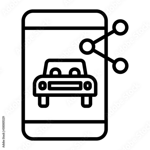 car sharing icon