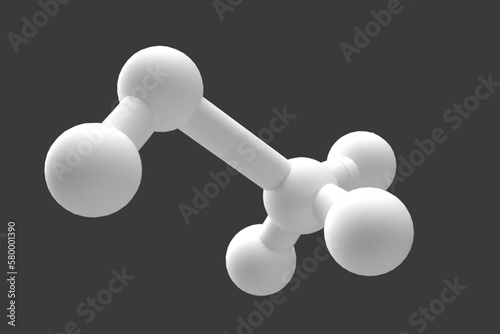 chemical structure of a molecule, methanol