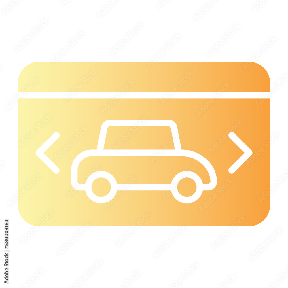 Obraz premium car icon