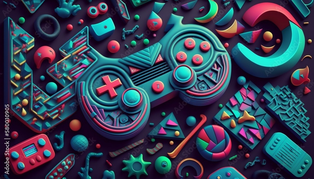 3d gaming controller pattern design 3d gaming controller pattern design