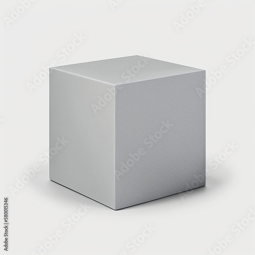 Artificial ai generated 3D box