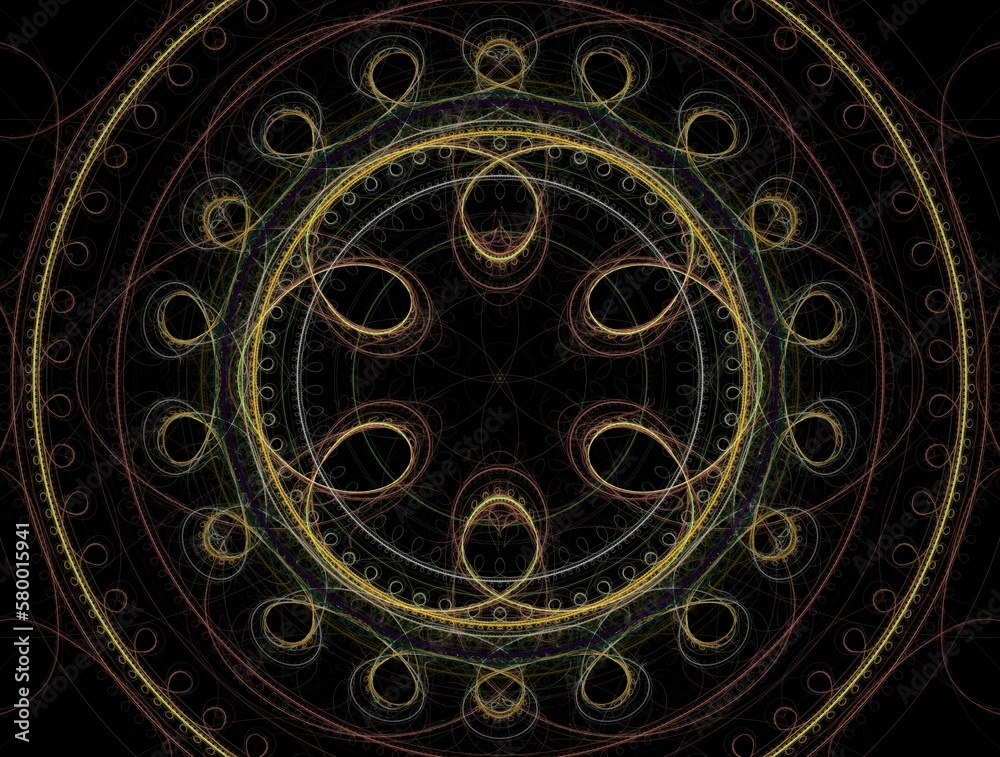 Obraz premium Imaginatory fractal abstract background Image