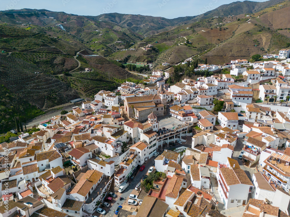 municipio de El Borge en la comarca de la Axarquía de Málaga, España