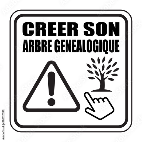Logo créer son arbre généalogique.
