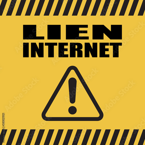 Logo lien internet.