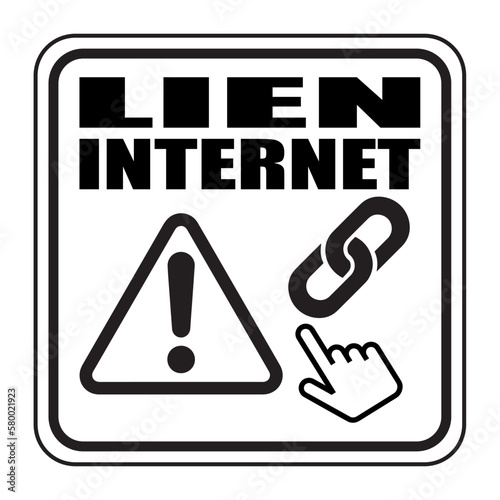 Logo lien internet.
