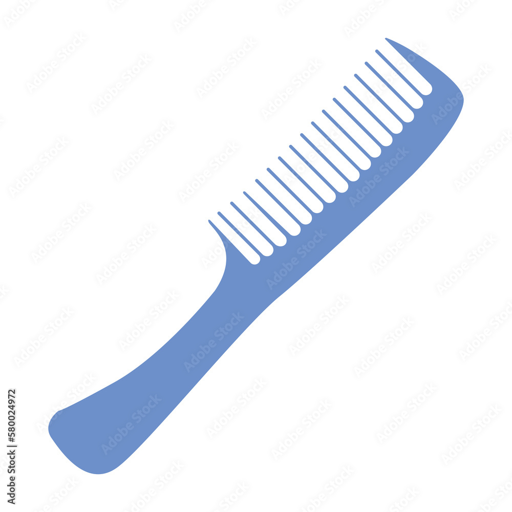 Vector cartoon image of a hairdressing comb for a beauty salon. The concept of self-care and beauty services. Cute elements for your design. Vector cartoon image of a hairdressing comb for a beauty salon. The concept of self-care and beauty services. Cute elements for your design.