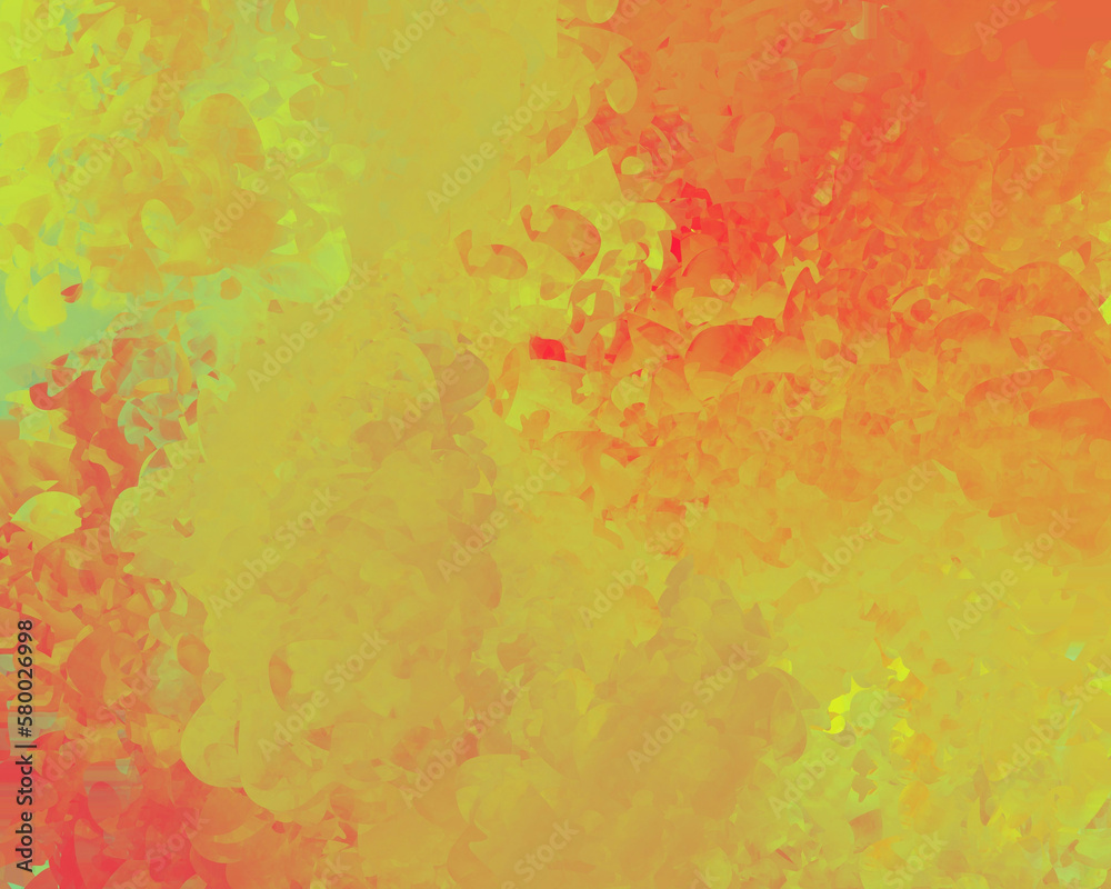 Grungy watercolor texture background pattern in pink yellow colors. 