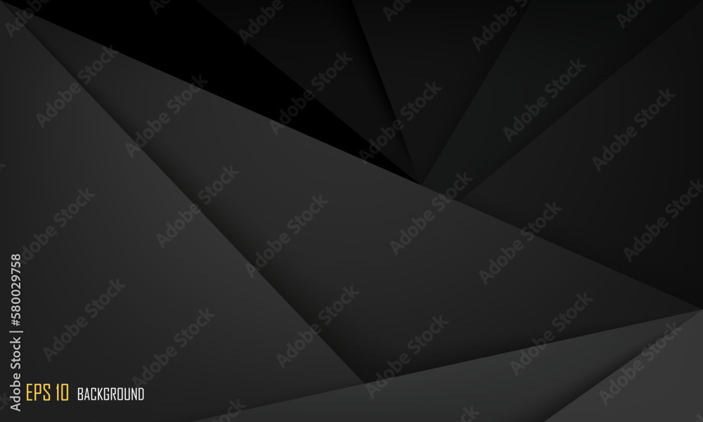 vector illustration 3d black background design template