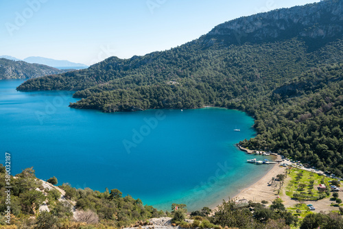 Sarsala Bay near Dalaman town in Mugla, Turkey. © Alizada Studios