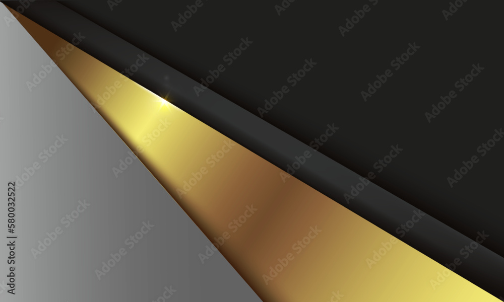 vector illustration 3d golden background design template