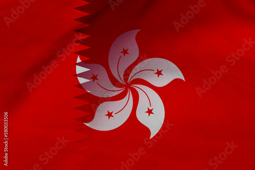 Qatar and Hong Kong government flag transborder negotiation HKG QAT