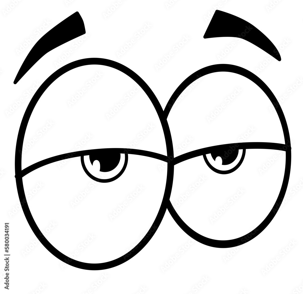 Obraz premium High Chill Eyes Emoji