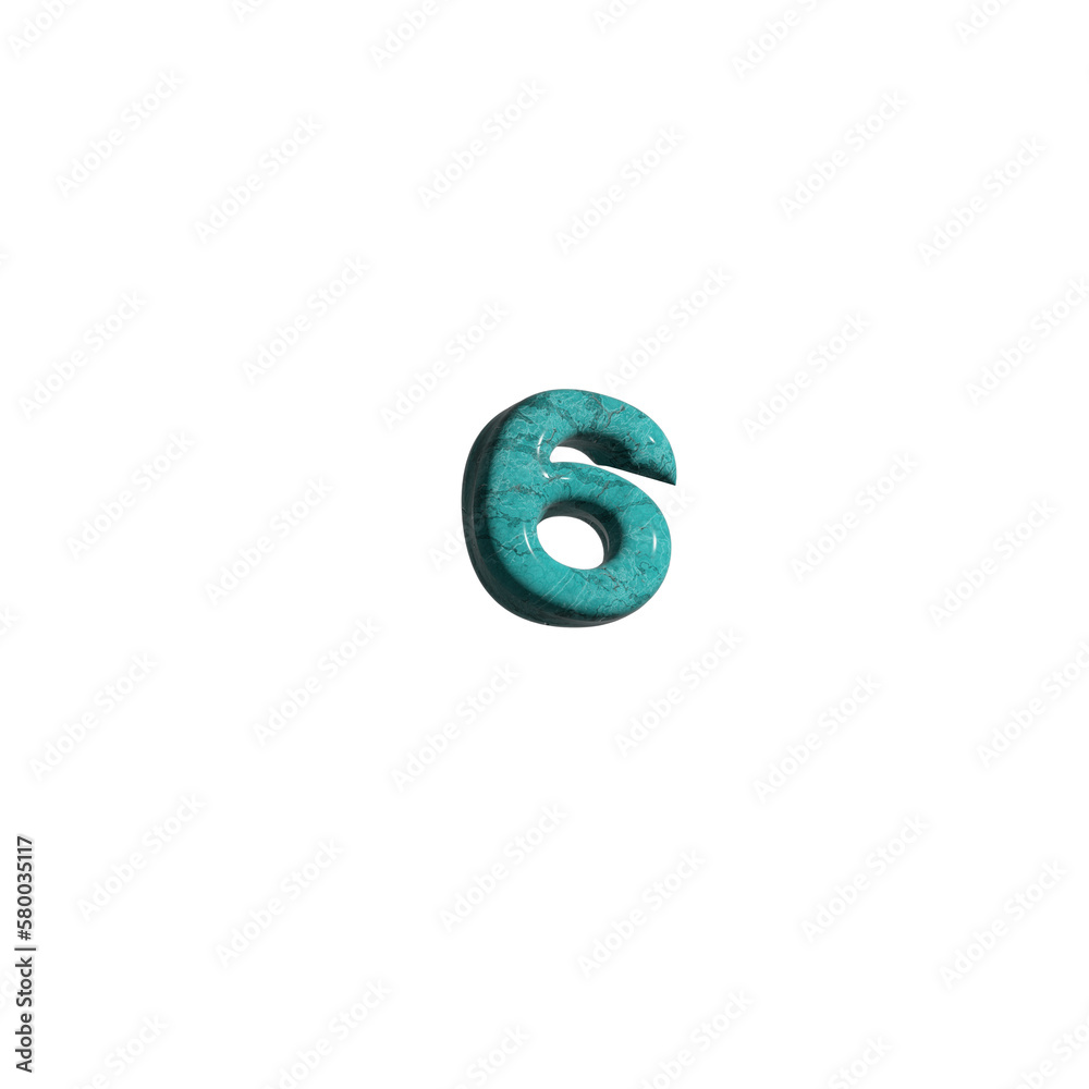 Jade number 3d Jade number 3d