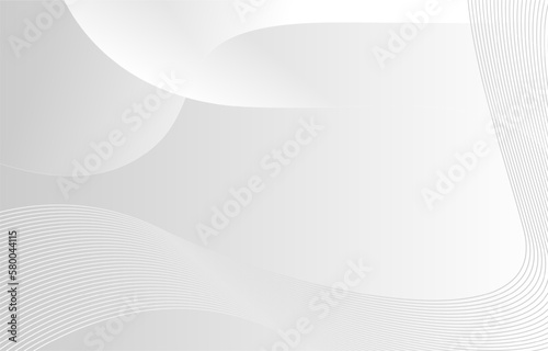 white abstract background with wavy lines