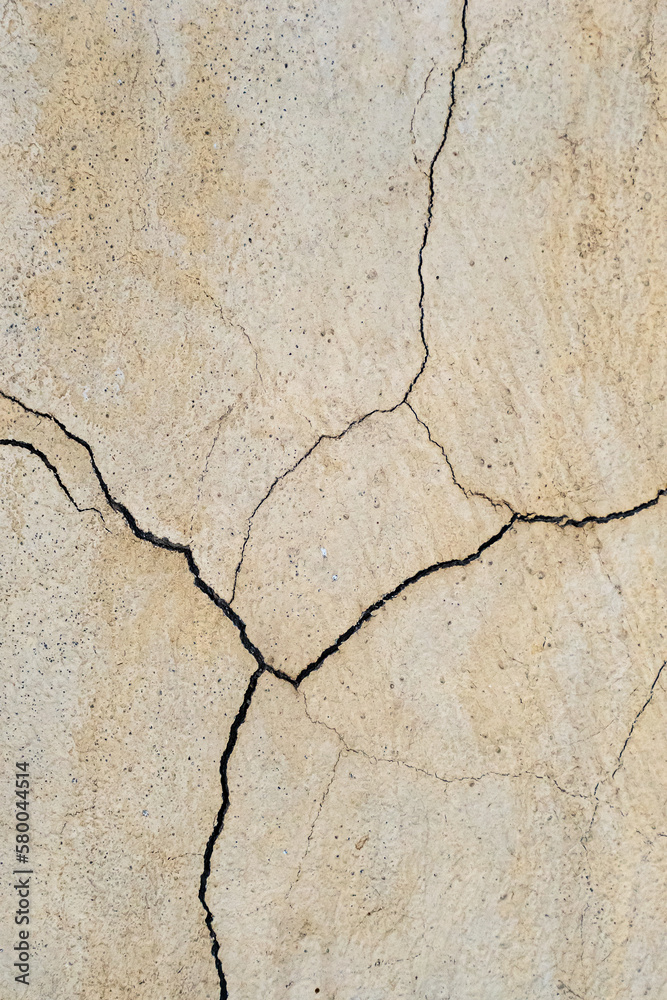 Obraz premium cracked concrete wall texture
