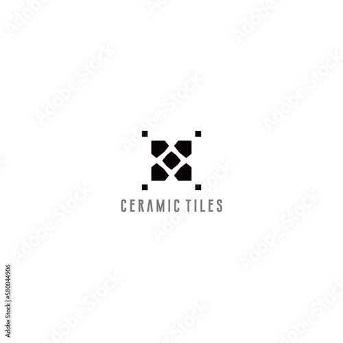 ceramic tile company Logo Design Vector Illustration