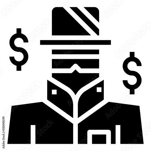 bandit line icon,linear,outline,graphic,illustration