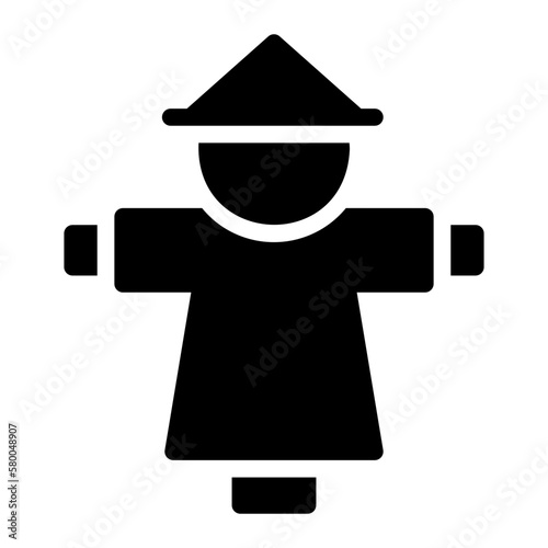 scarecrow glyph icon