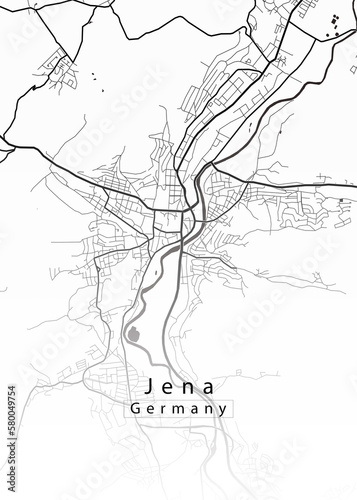 Jena Germany City Map