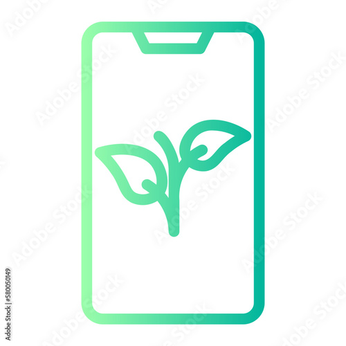 smartphone gradient icon