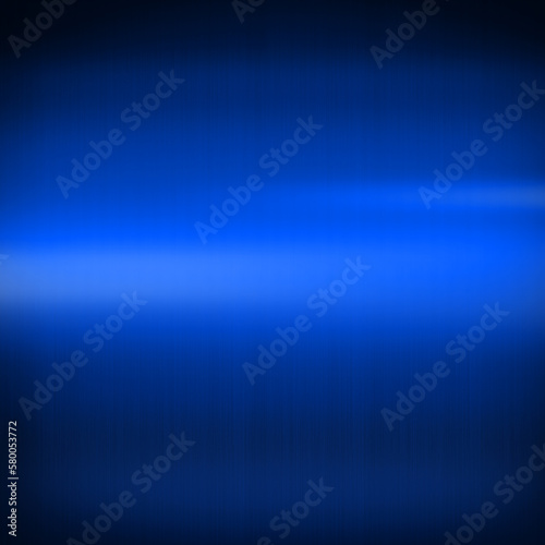Blue shiny brushed metal. Square background texture