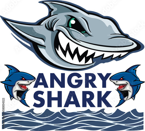 Angry Shark Design