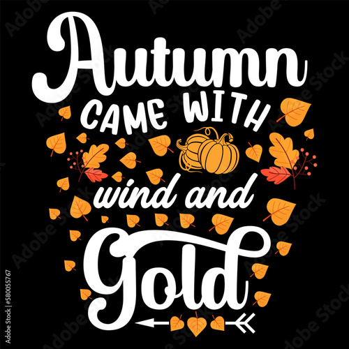 Autumn hand drawn lettering vector t shirt, autumn vibes, hello autumn, fall svg designs