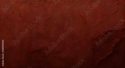Dark brown Texture of painted wall. background with space for design. Abstract paint texture. Grunge background. ai generative