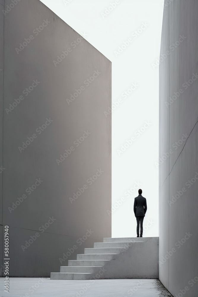 ai generated illustraction with cocept scaling up your business ai generated illustraction with cocept scaling up your business