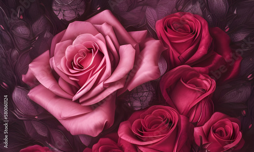 Rose background