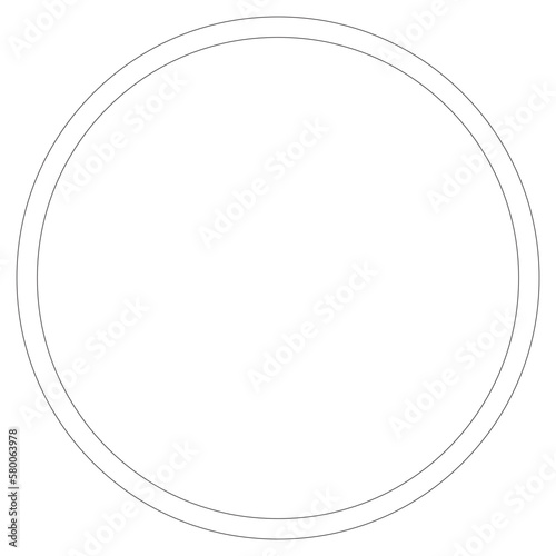 LED Mirror round design plotter file for vynil 