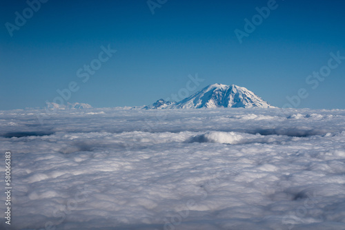 Mountain over the clouds © monkifoto