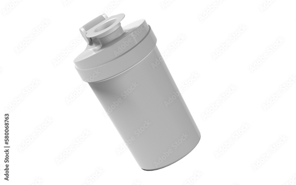 gym bottle or shaker lighter isolated on white gym bottle or shaker lighter isolated on white