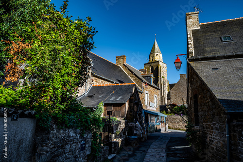 Breton Village Saint Suliac In Department Ille et Vilaine In Brittany, France