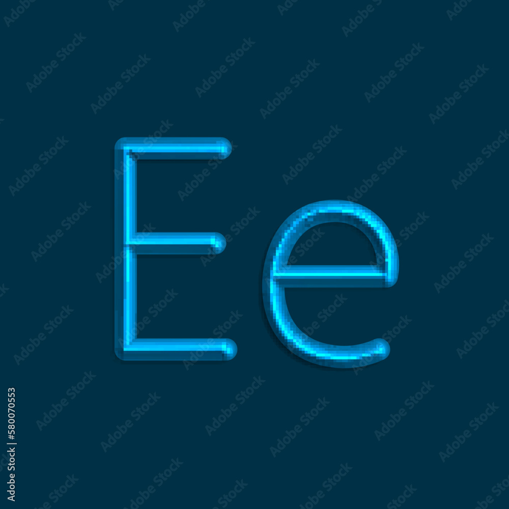 Alphabet letters of lights Alphabet letters of lights