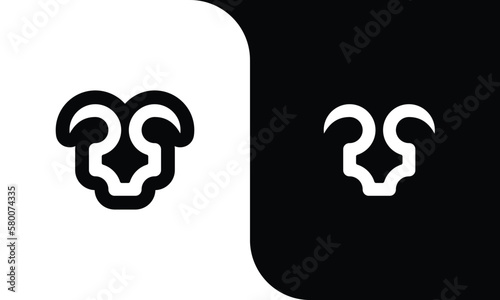 Ram head logo photo