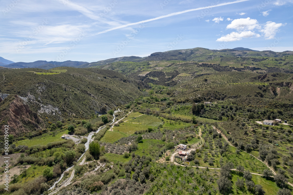 mountainous landscape in the south of Granada