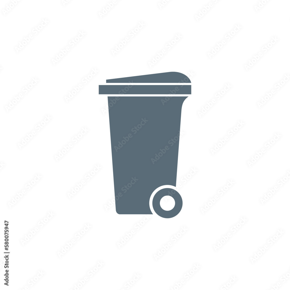 Trash Bin Icon Vector Template Trash Bin Icon Vector Template