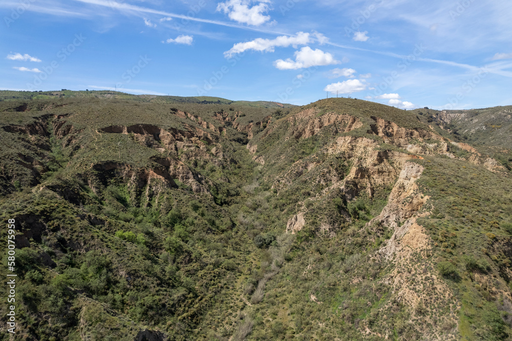 mountainous landscape in the south of Granada