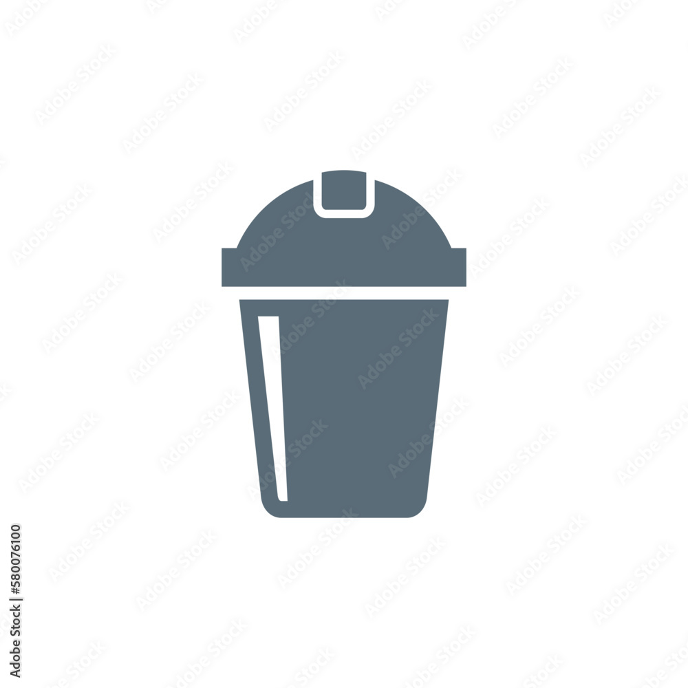 Trash Bin Icon Vector Template Trash Bin Icon Vector Template