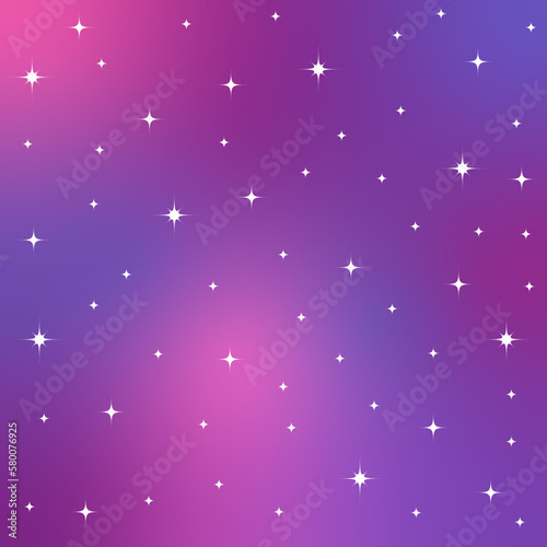 Starry sky at night. Background with stars.