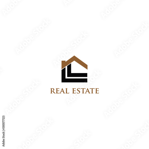 real estate logo icon vector