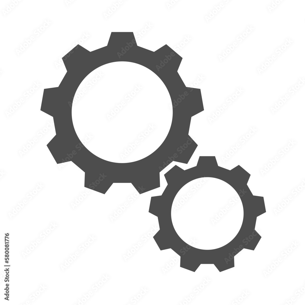 gears and cogs engine icon gears and cogs engine icon