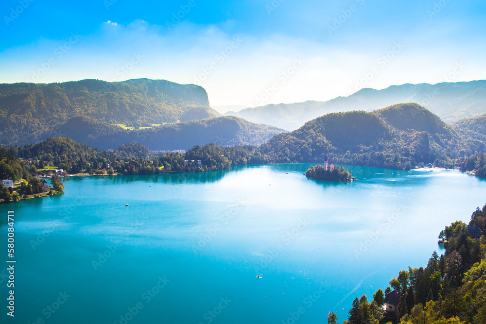 view of Bled lake