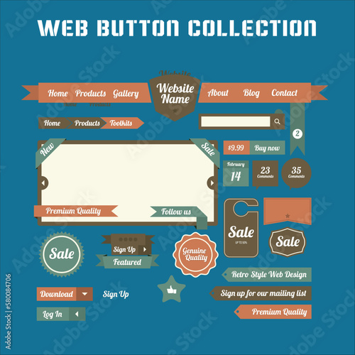 cta web button collection	