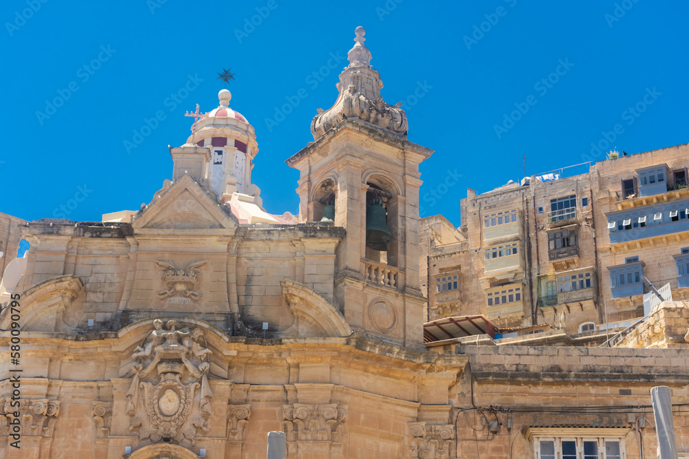 Old church in Valletta,  Malta