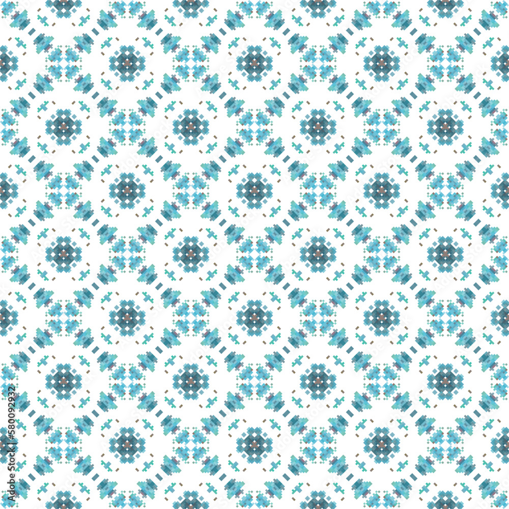 Seamless pattern background from a variety of multicolored squares.