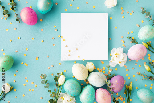 Photography Easter holiday composition