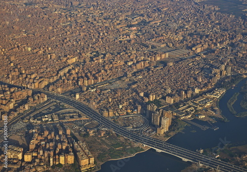 Approach to Cairo, Egypt, Africa 